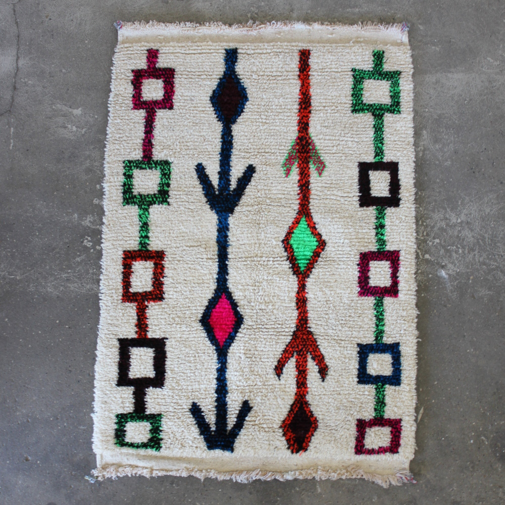 Marokkansk tæppe uld