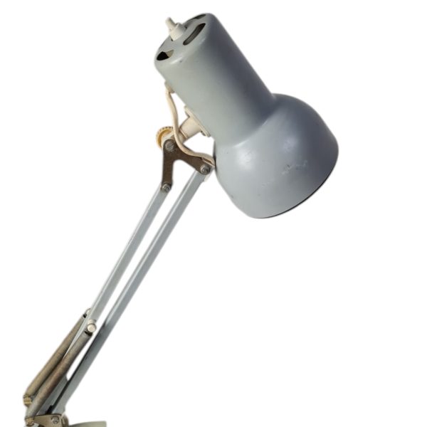 Industri arkitektlampe | Dansk design | Grålakeret metal