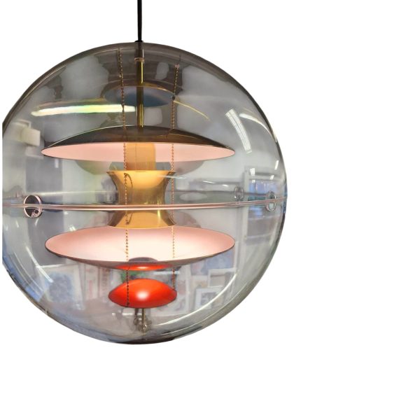Loftslampe model Globe i messing | Verner Panton | VerPan
