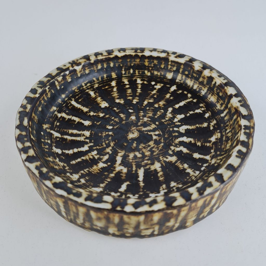 Gunnar Nylund Ashボウル Rorstland Gunnar Nylund for Rorstrand ASH Bowl Small 8.5 Cm, Black