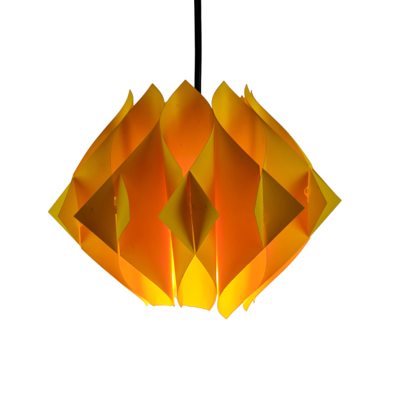 Loftslampe | Dansk lampeproducent | Gul plast