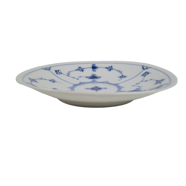 Kagetallerken i Blåmalet Riflet | Bing & Grøndahl | Porcelæn