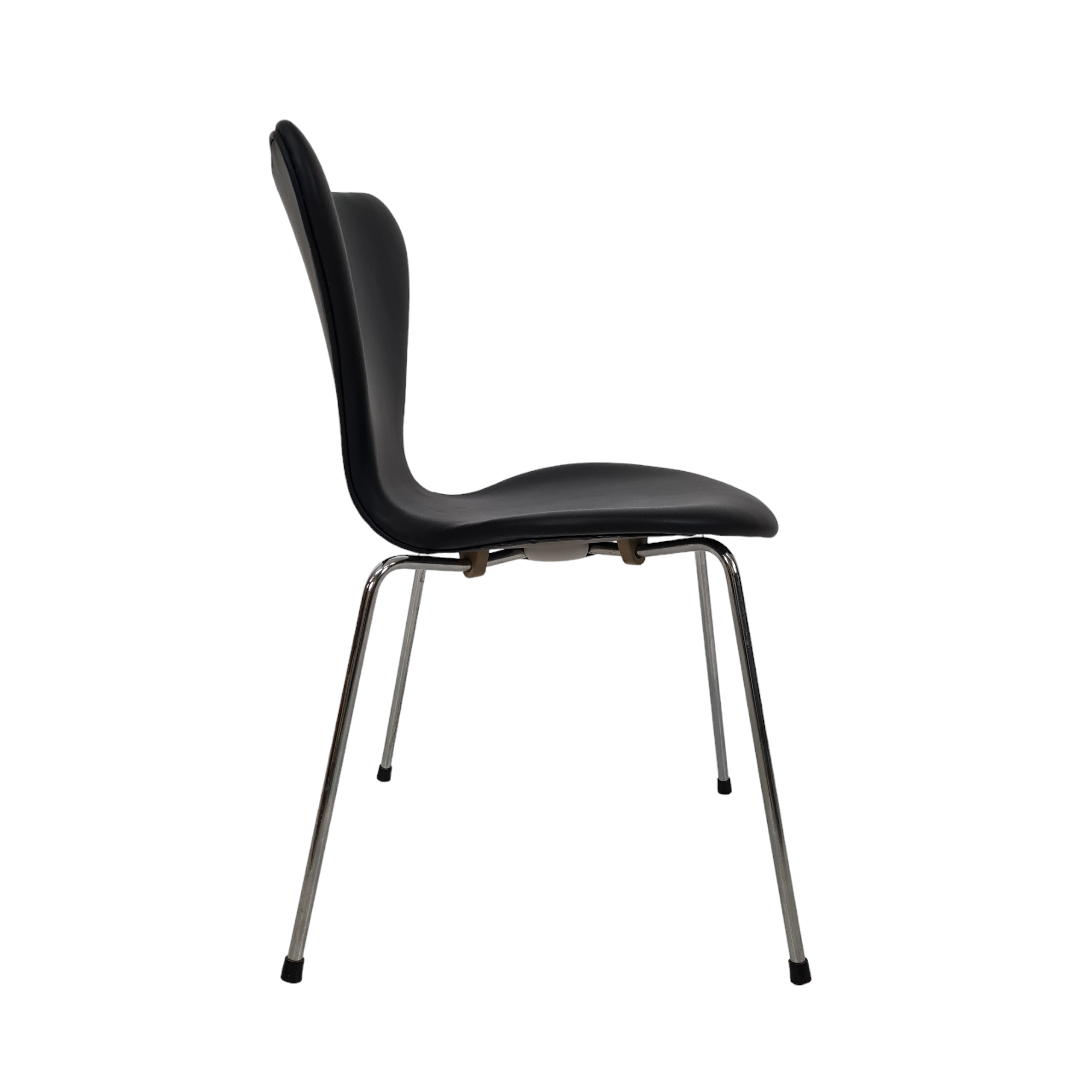 Spisebordsstol model 3107 Arne Jacobsen Fritz Hansen Sort