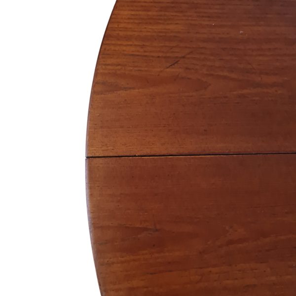 Rundt spisebord med 3 tillægsplader | Dansk design | Teak