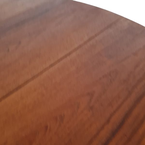 Rundt spisebord med 3 tillægsplader | Dansk design | Teak