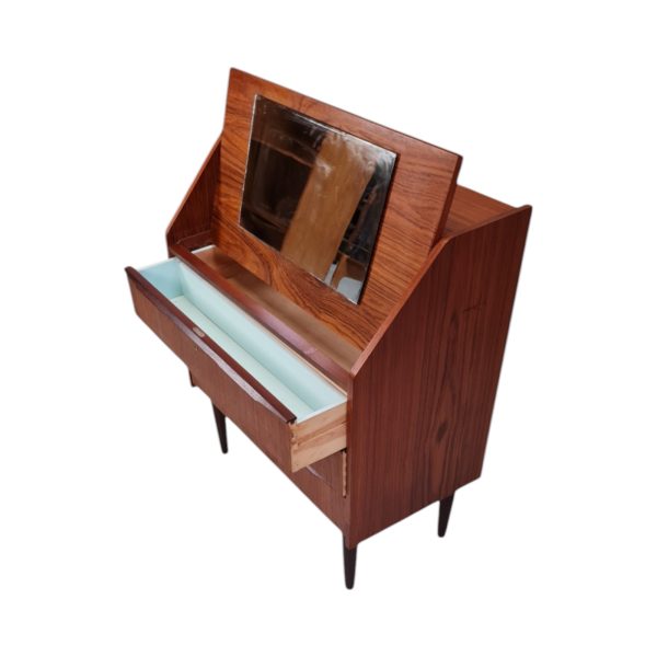 Chatol med skriveplade og skuffer | Dansk design | Teak