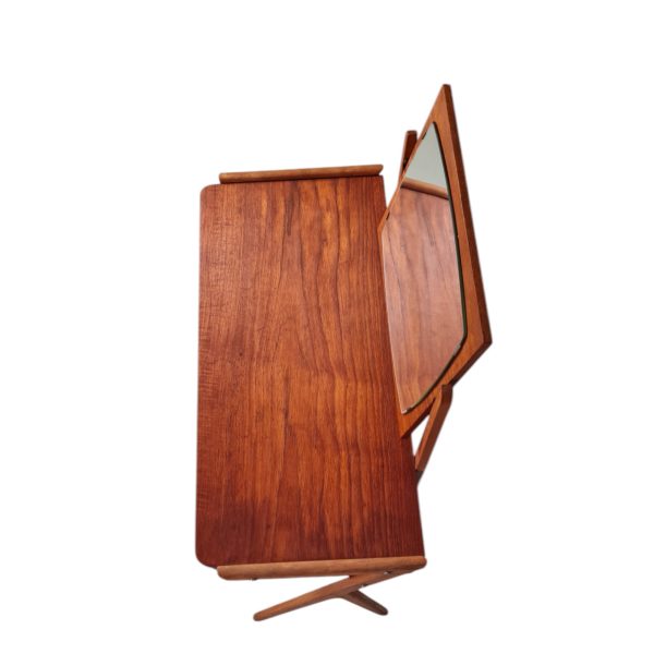 Sminkebord med vippespejl | Dansk design | Eg & Teak