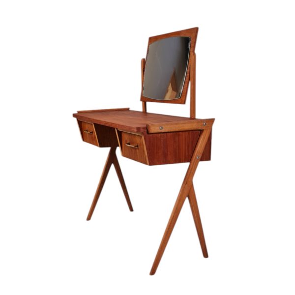 Sminkebord med vippespejl | Dansk design | Eg & Teak