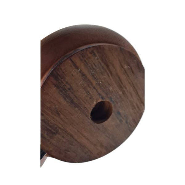 Bordlampe med plisseret skærm | Dansk design | Teak