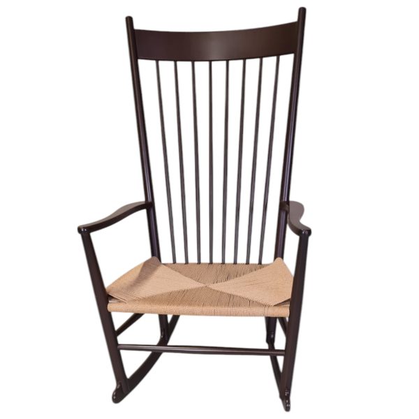 Gyngestol model J16 | Hans J. Wegner | Fredericia Furniture | Lakeret bøg & naturflet