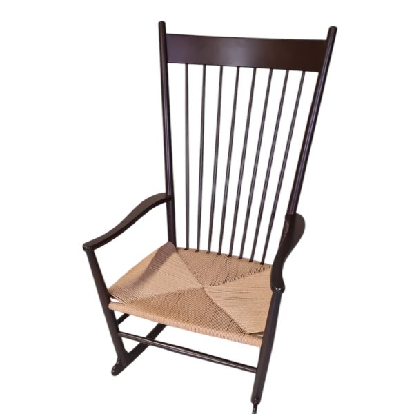 Gyngestol model J16 | Hans J. Wegner | Fredericia Furniture | Lakeret bøg & naturflet
