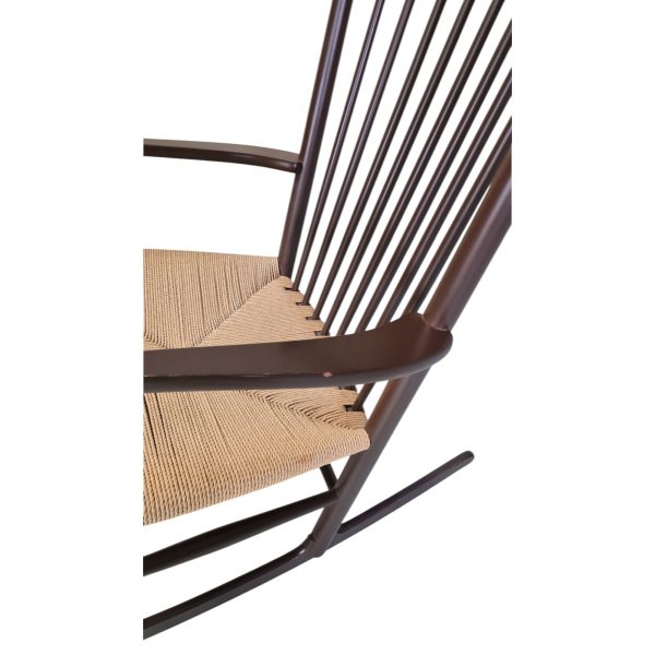 Gyngestol model J16 | Hans J. Wegner | Fredericia Furniture | Lakeret bøg & naturflet