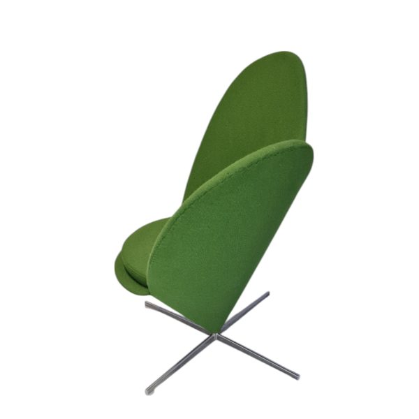 Lænestol model Hjertestolen | Verner Panton | Vitra | Letmetal & uld
