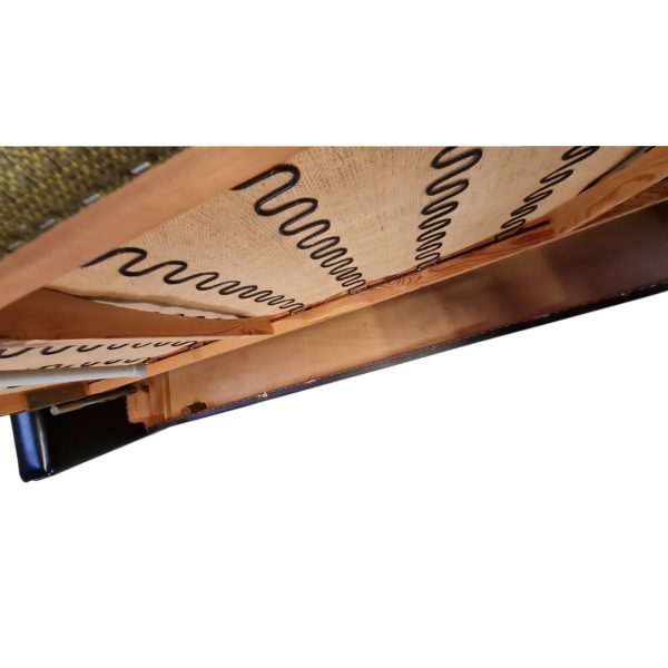 Daybed | Dansk design | Sort kunstlæder, uld og teak.