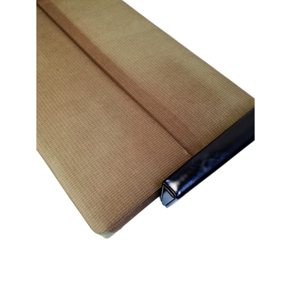 Daybed | Dansk design | Sort kunstlæder, uld og teak.