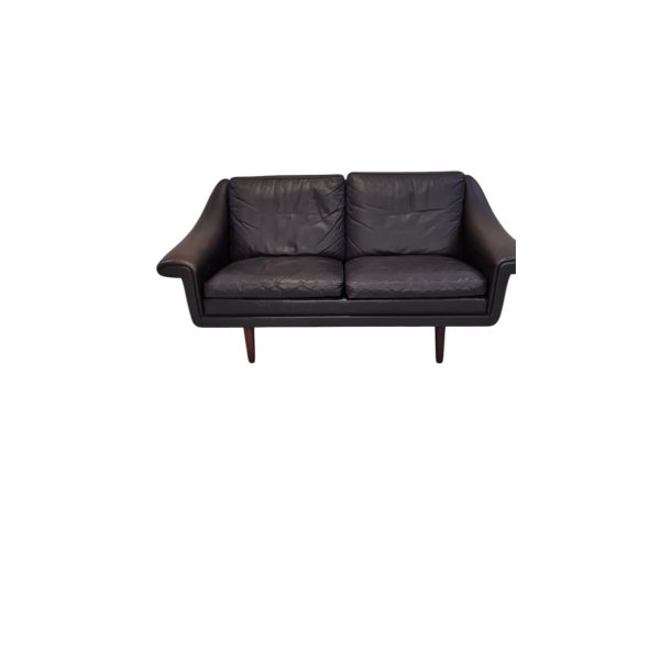 2-Personer sofa model Matador | Aage Christiansen | ERAN | Mørkebrunt læder