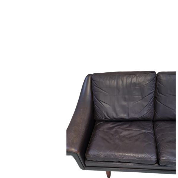 2-Personer sofa model Matador | Aage Christiansen | ERAN | Mørkebrunt læder