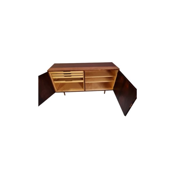 Lav skænk med skydelåger | Dansk design | Palisander