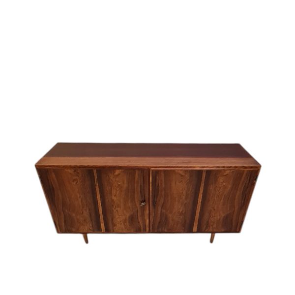 Lav skænk med skydelåger | Dansk design | Palisander