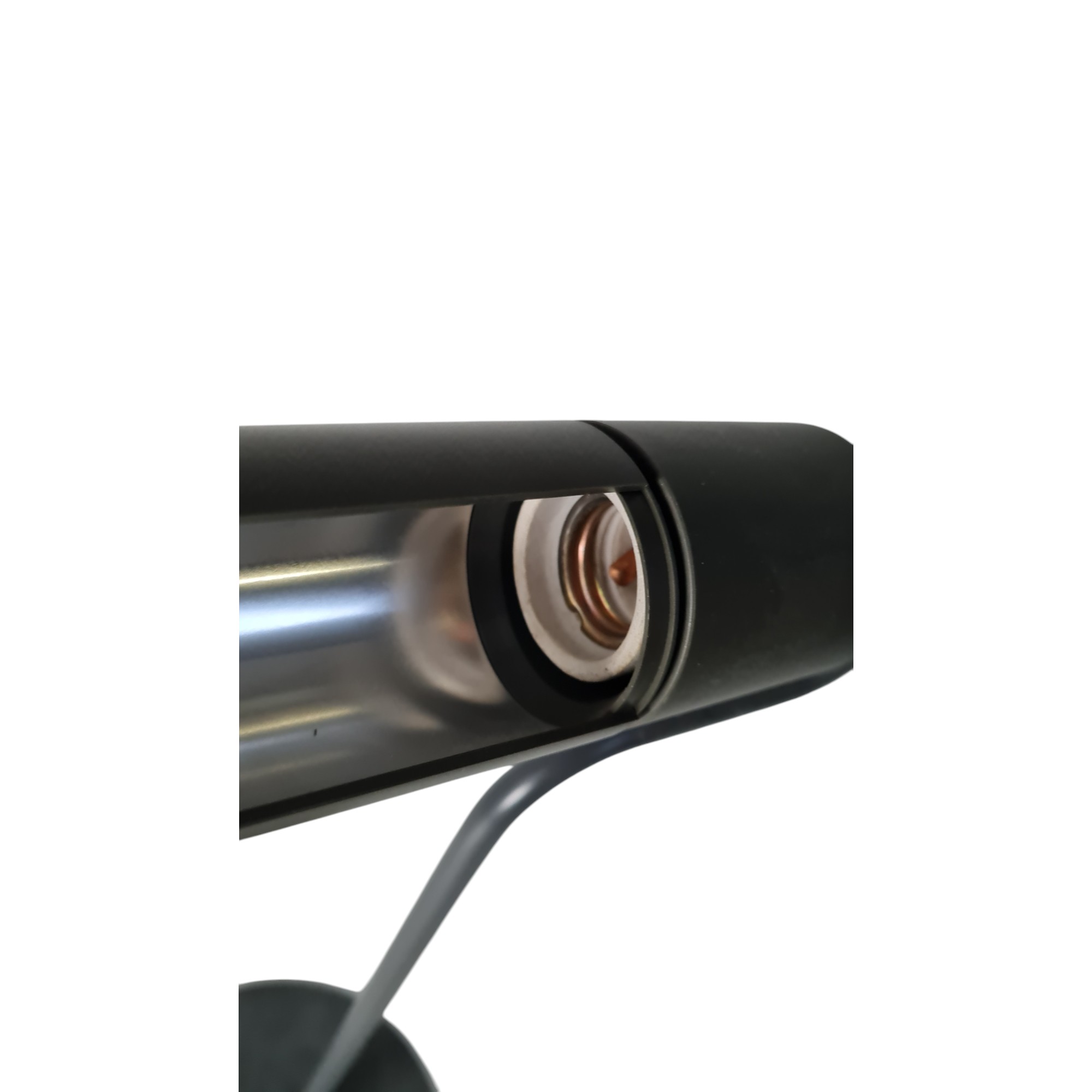 Bordlampe model Flamingo | Jørgen Møller | Royal Copenhagen | Matsort metal