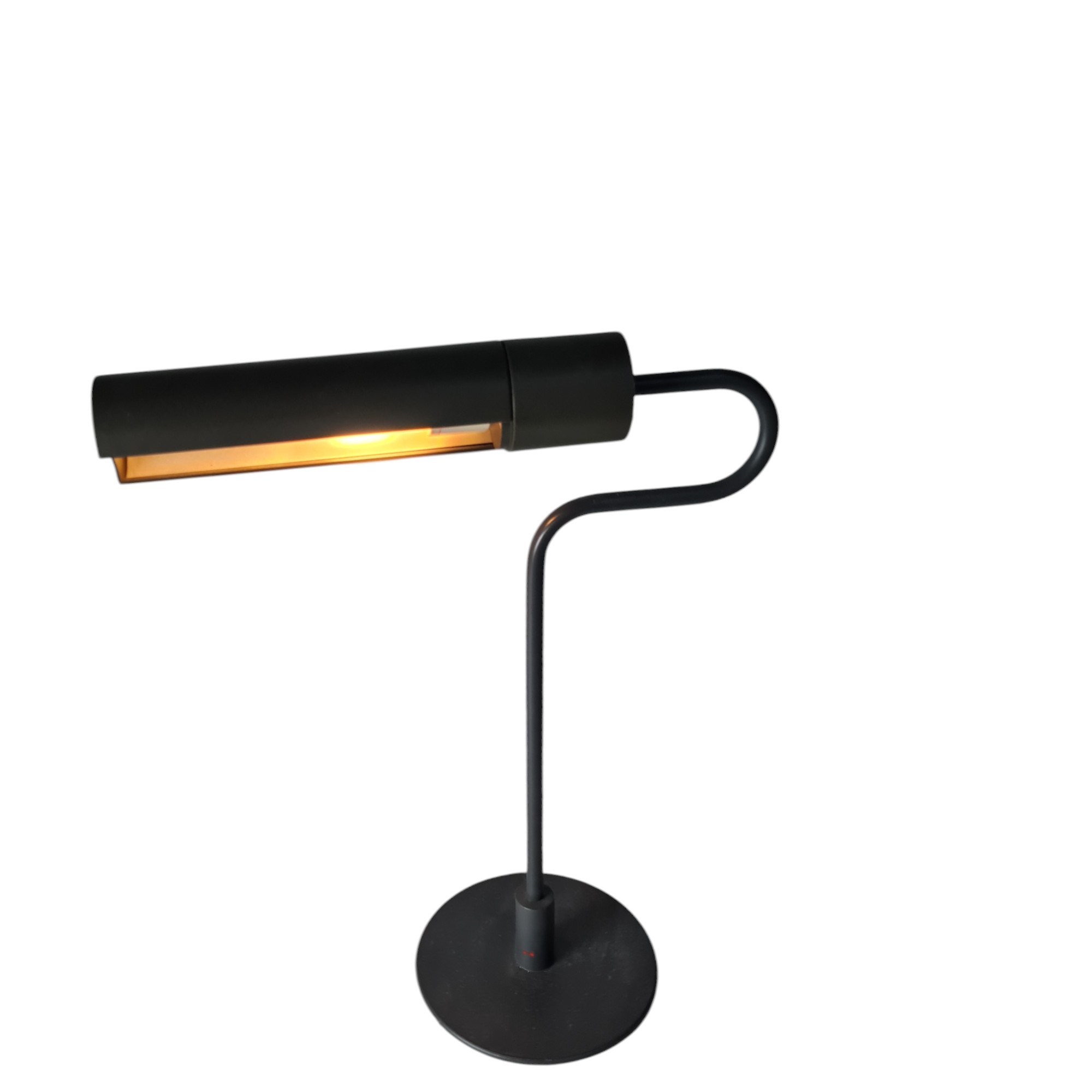 Bordlampe model Flamingo | Jørgen Møller | Royal Copenhagen | Matsort metal