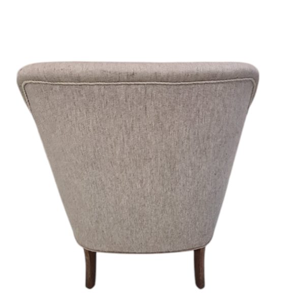 Lænestol | Dansk design | møbelsnedker Anders Svendsen | Grå uld