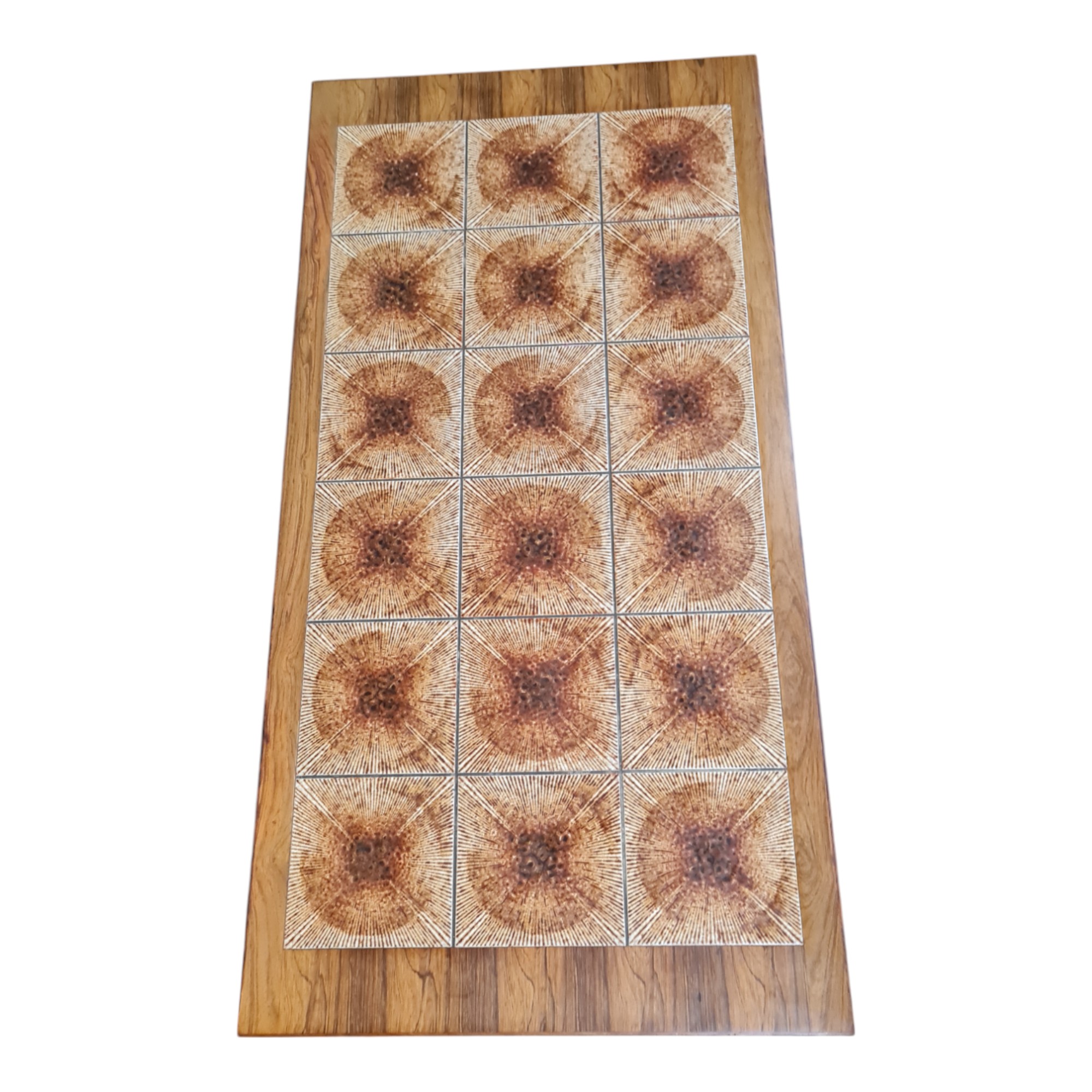 Sofabord med kakler | Dansk design | Teak & kakler