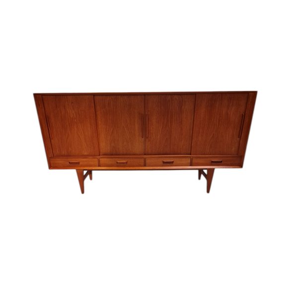 Skænk med 4 låger og 4 skuffer i front | Dansk design | Teak