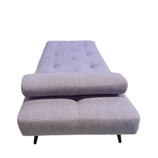 Minimalistisk daybed med dybhæftet madras – Dansk design, 1970’erne