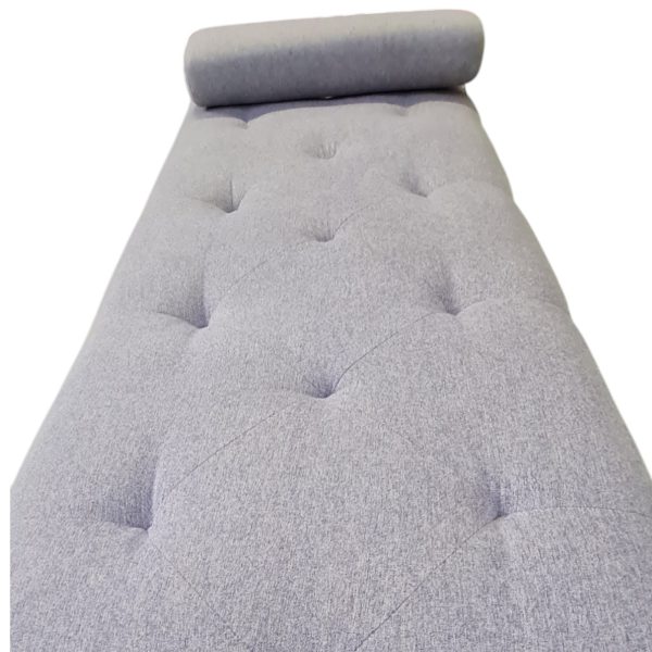 Minimalistisk daybed med dybhæftet madras – Dansk design, 1970’erne