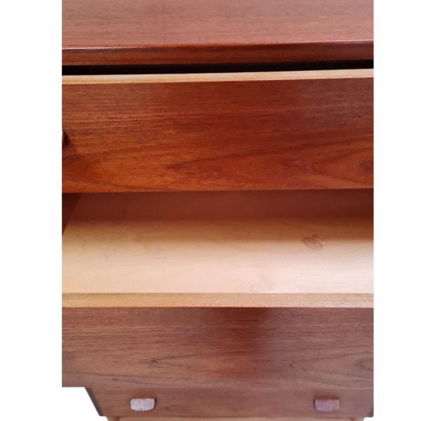 Kommode med 6 skuffer | Poul M. Volther | FDB Møbler | Teak & eg