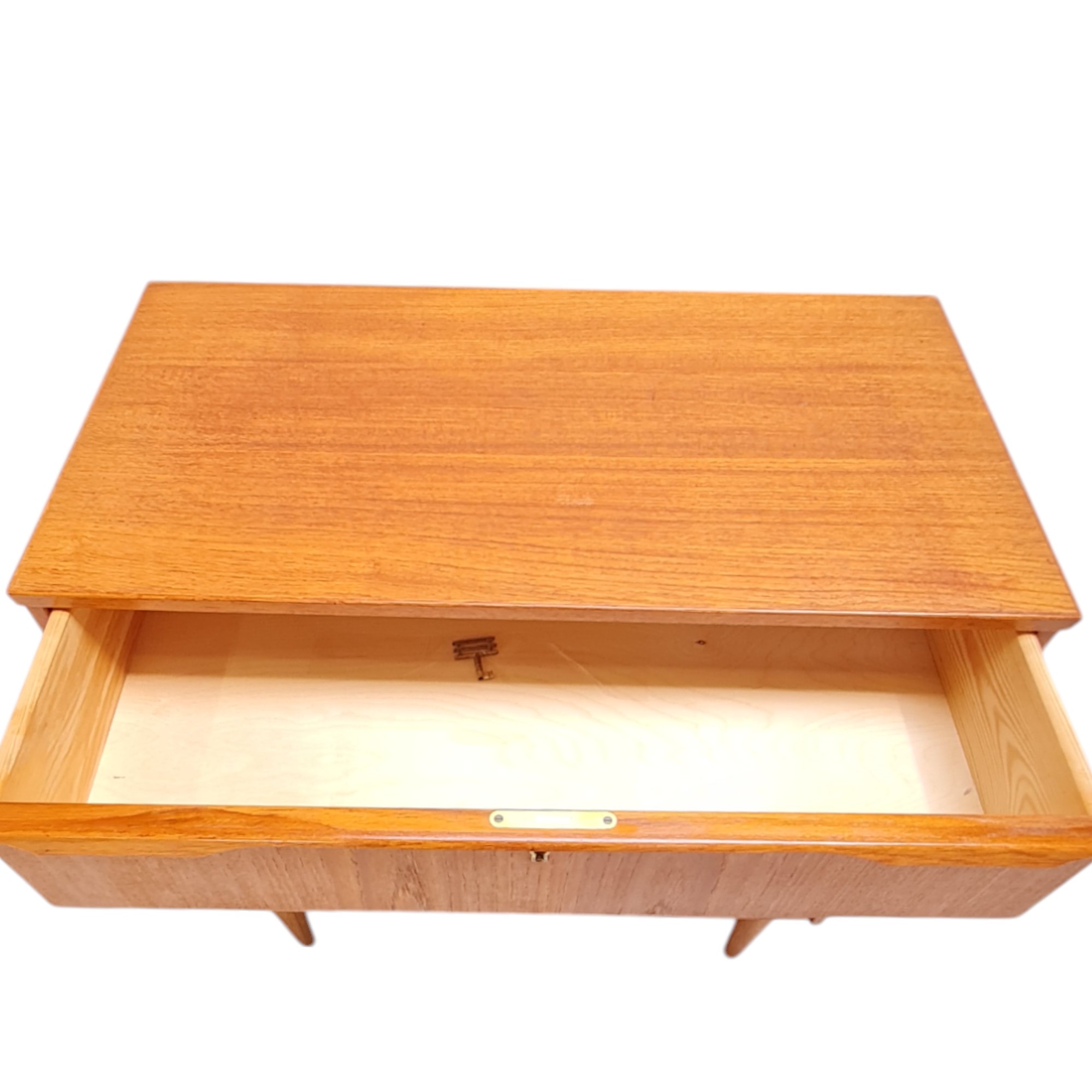 Kommode med 4 skuffer | Dansk design | Teak |