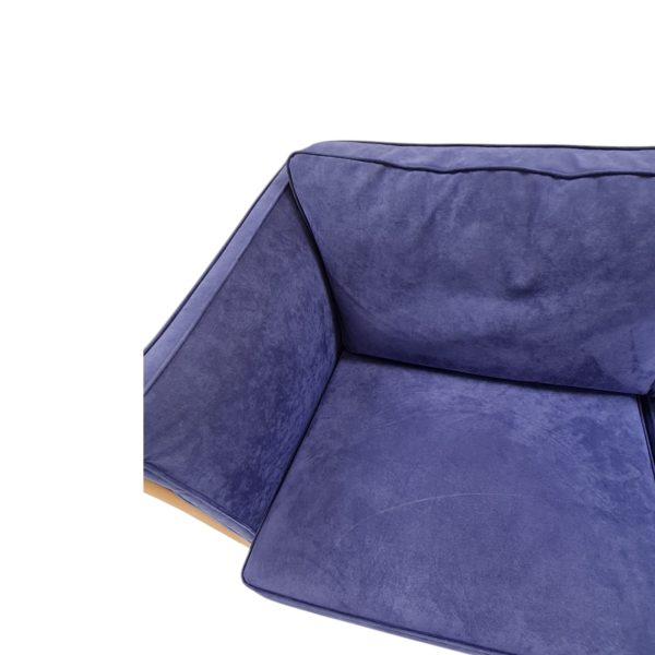 2 Personers sofa | Dansk design | Lakeret Bøg & Alcantara