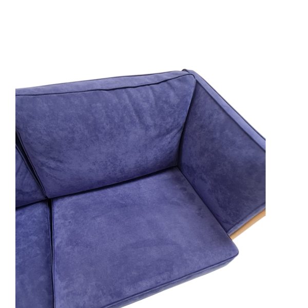 2 Personers sofa | Dansk design | Lakeret Bøg & Alcantara