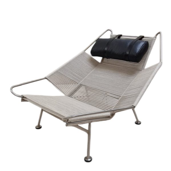 Lænestol model PP 225 Flaglinestolen | Hans J, Wegner | PP Møbler | Stål & Flagline