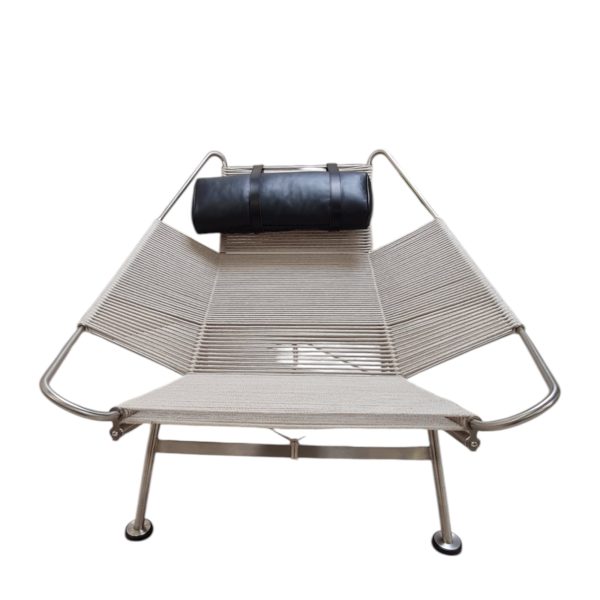 Lænestol model PP 225 Flaglinestolen | Hans J, Wegner | PP Møbler | Stål & Flagline