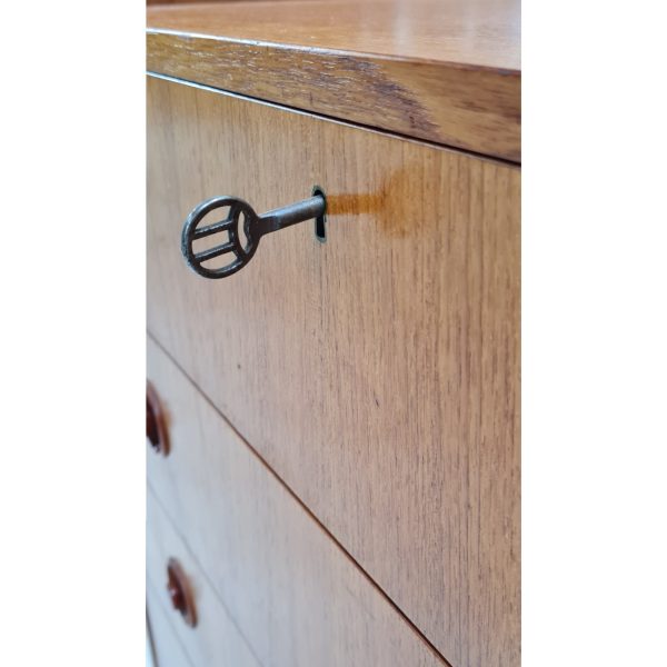 Kommode med 4 skuffer | Dansk design | Teak