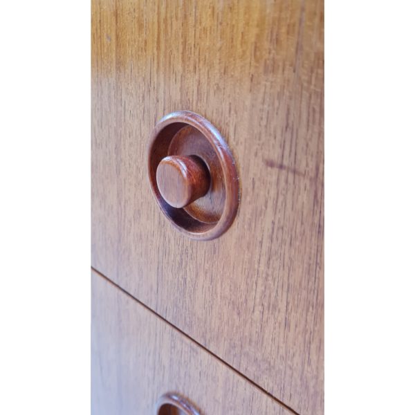 Kommode med 4 skuffer | Dansk design | Teak