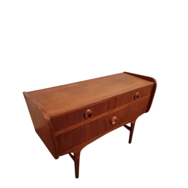Kommode med tre skuffer | Dansk design | Teak