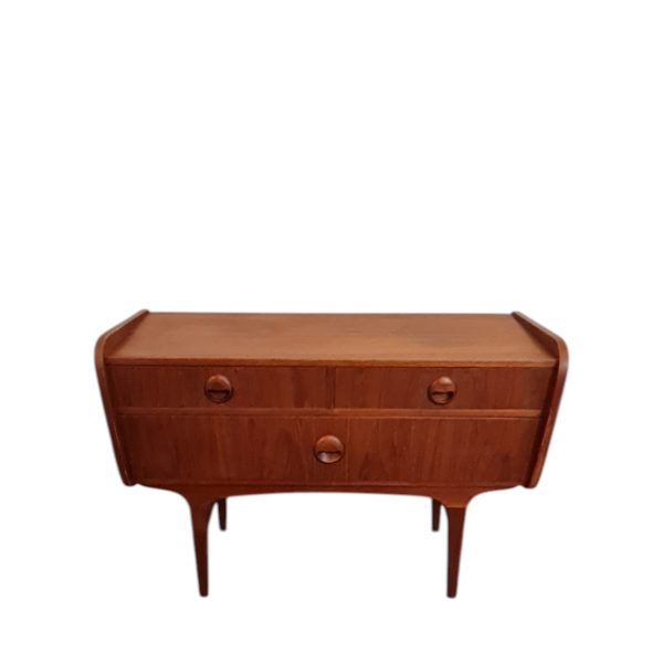 Kommode med tre skuffer | Dansk design | Teak