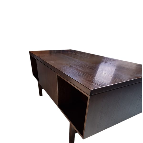 Fritstående skrivebord model 76 | Gunni Omann | Omann Junior | Bejdset eg
