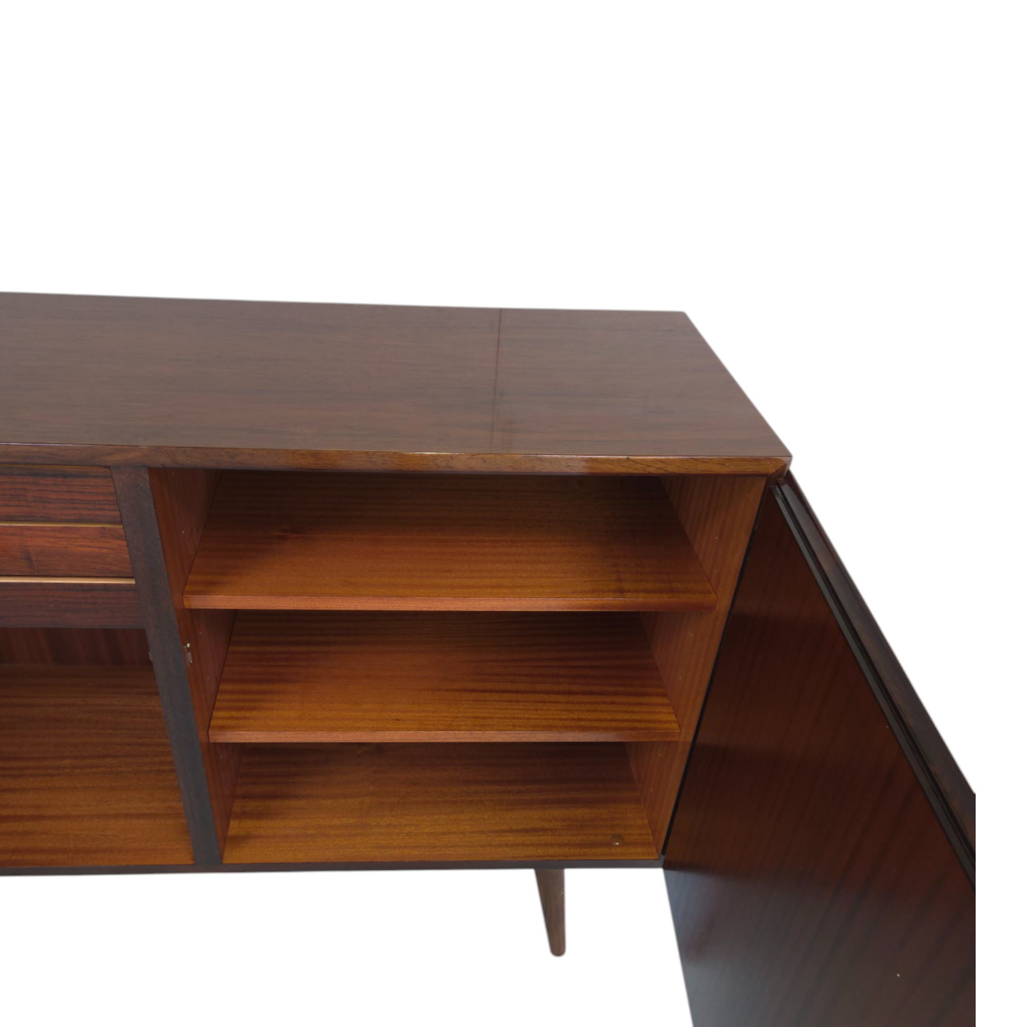 Lavt skab med to låger | Omann Junior | Palisander