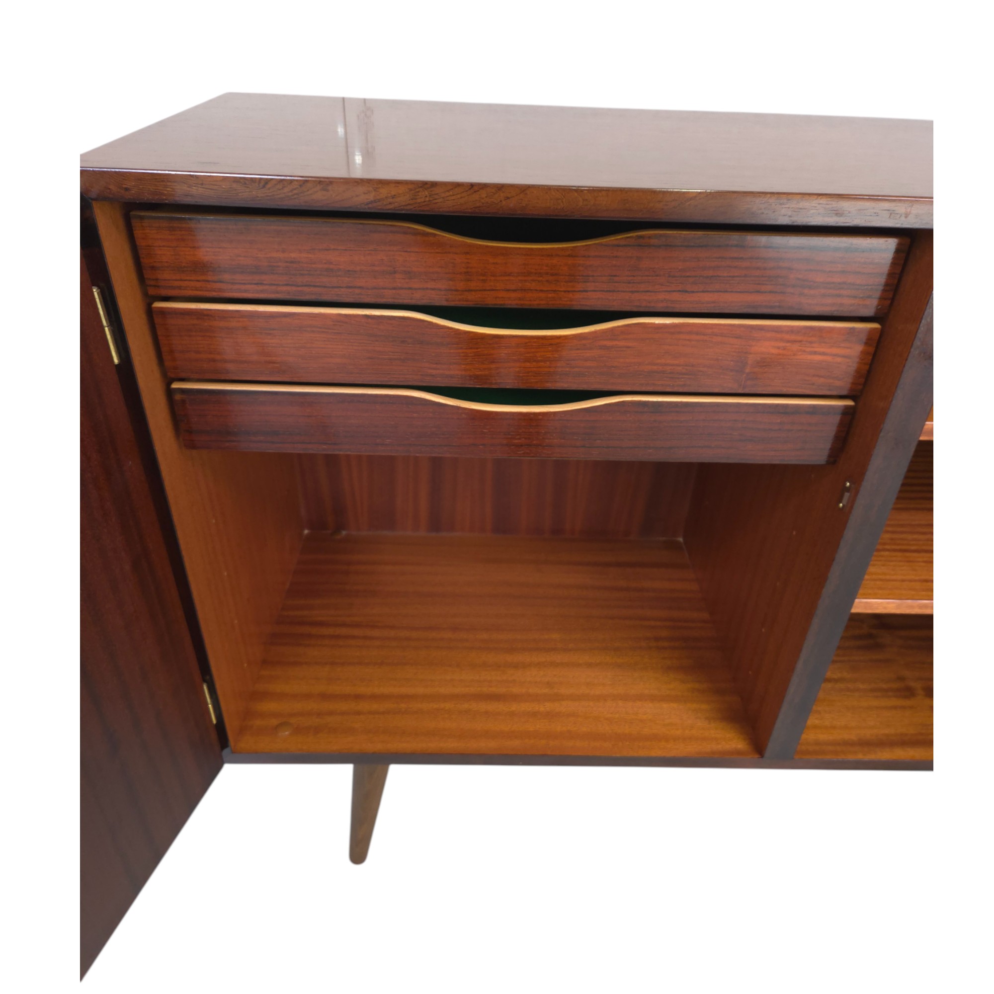 Lavt skab med to låger | Omann Junior | Palisander