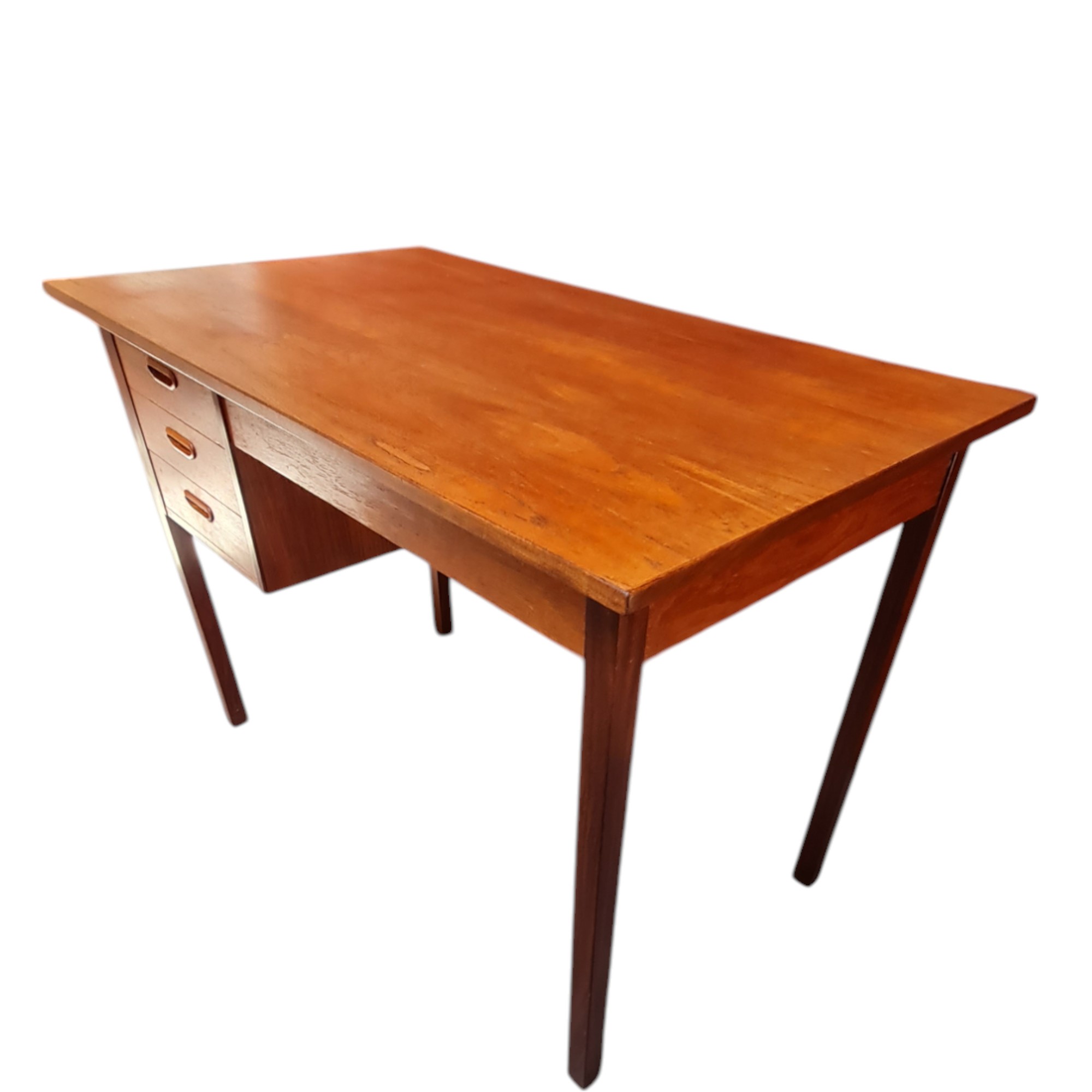 Dameskrivebord med 3 skuffer | Dansk design | Teak