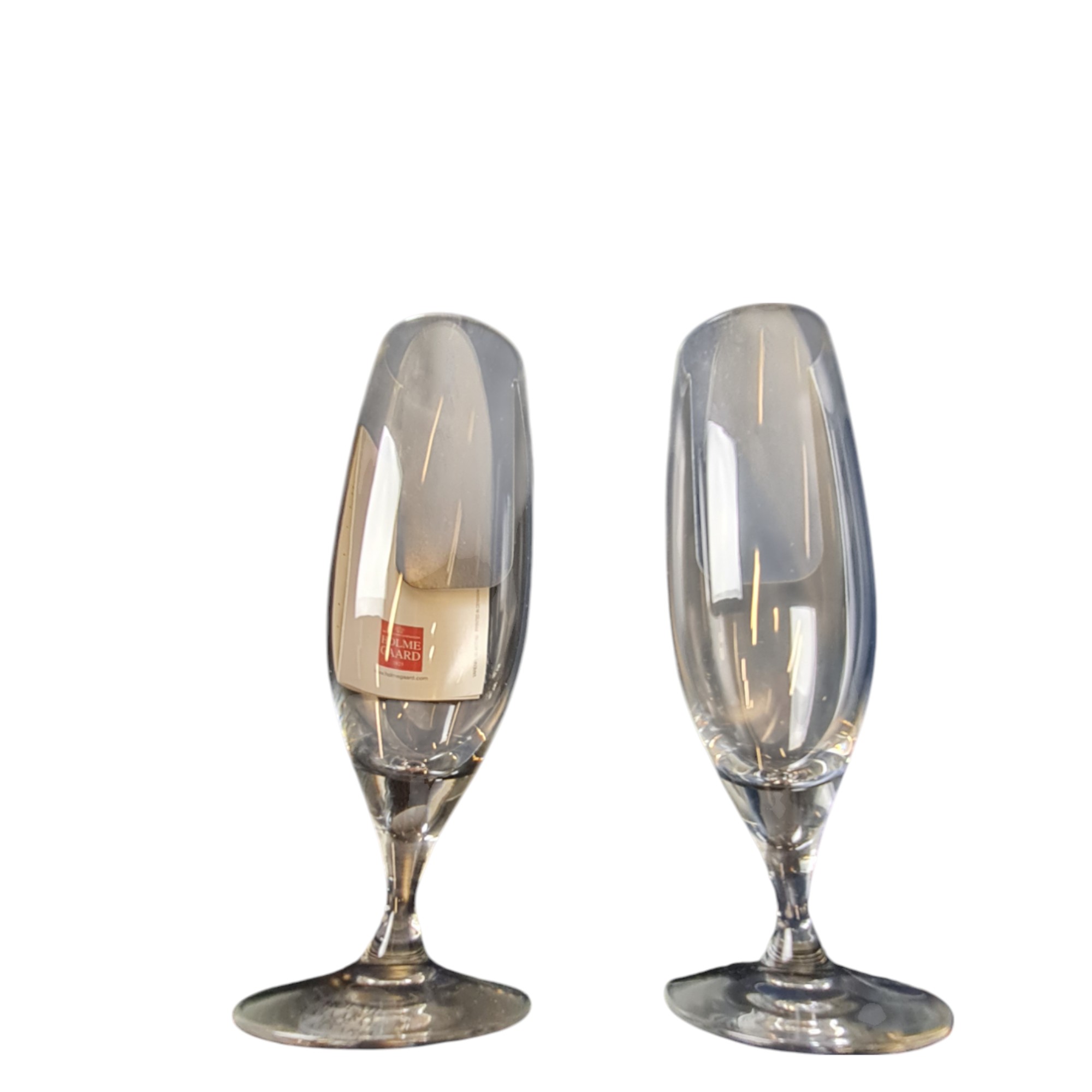 2 Champagne glas fra serien Royal | Arne Jacobsen | Holmegaard | Glas