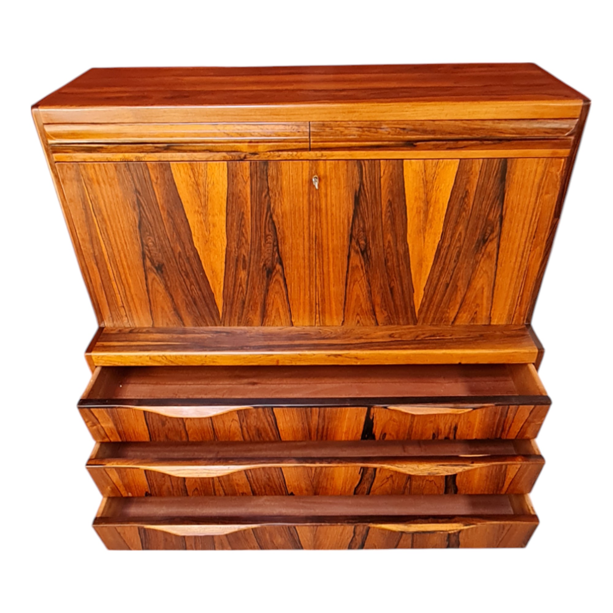 Chatol med flere skuffer og hylder | Dansk design | Palisander