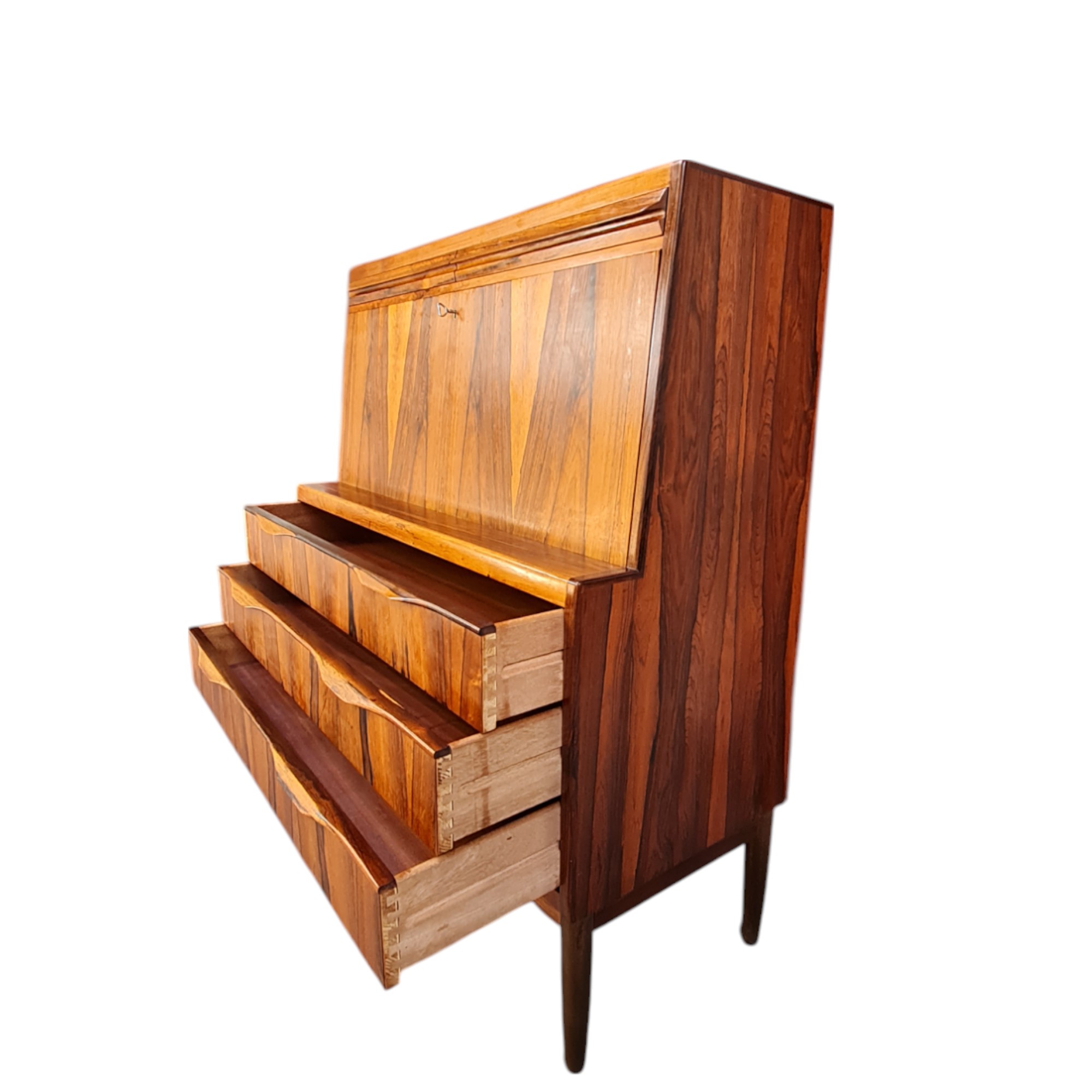 Chatol med flere skuffer og hylder | Dansk design | Palisander