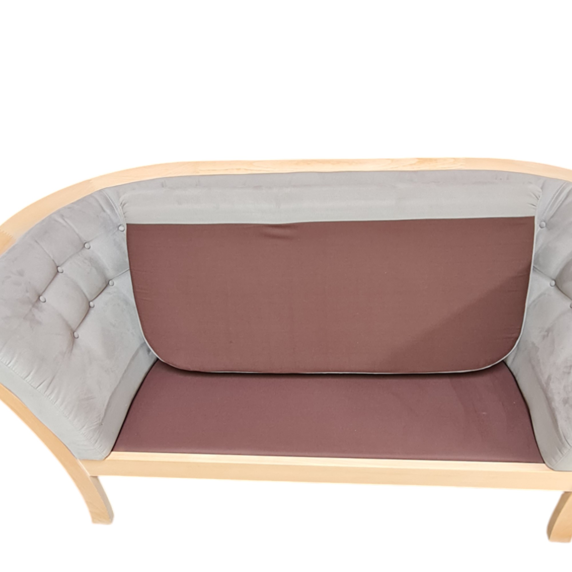 2 Personers sofa model Monica | Stouby Møbler | Bøg og Alcantara