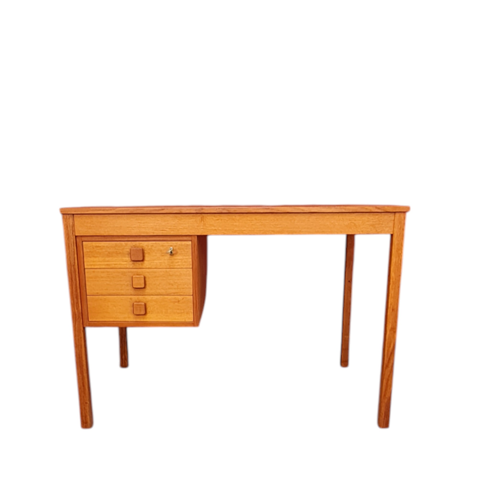 Dameskrivebord med 3 skuffer | Dansk design | Teak