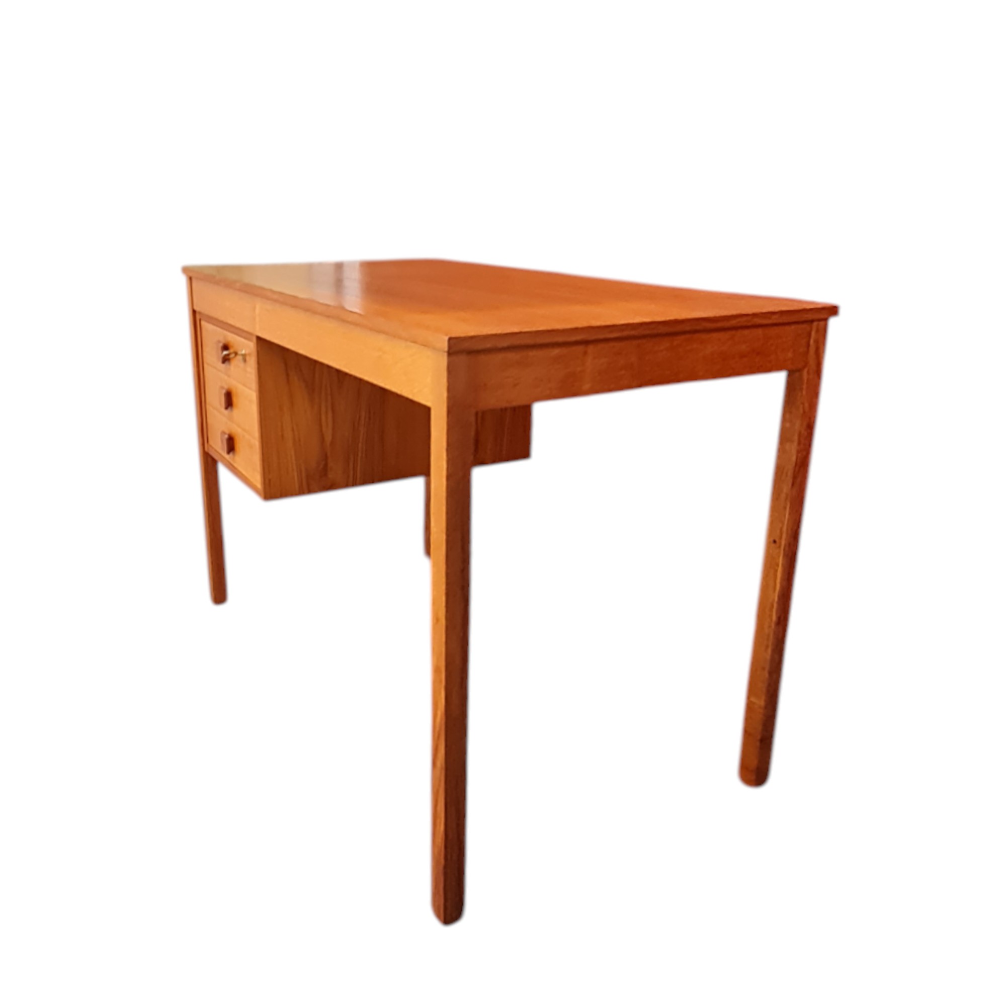 Dameskrivebord med 3 skuffer | Dansk design | Teak